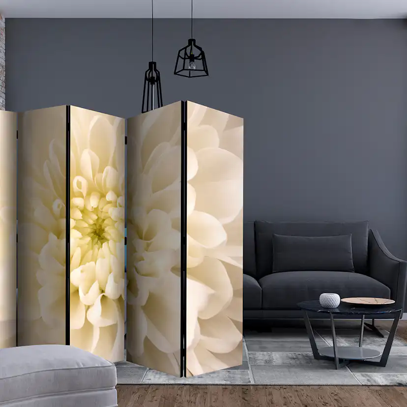 Rumsavdelare Skärmvägg Arkiio White Dahlia III 225x172 cm