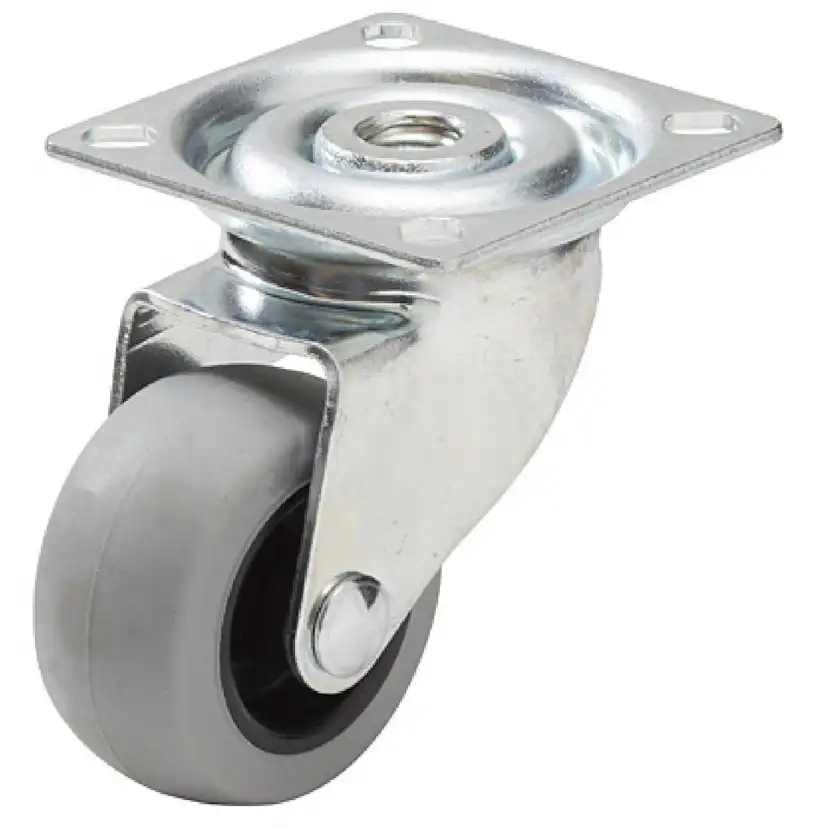 Länkhjul Millers Grå Gummi 50 mm