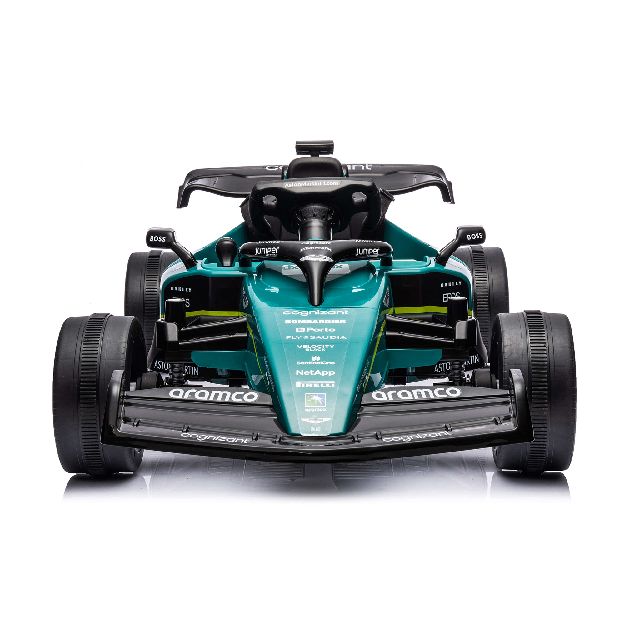 Elbil Nordic Play Formel 1 Aston Martin 4x12 Motor EVA-Hjul