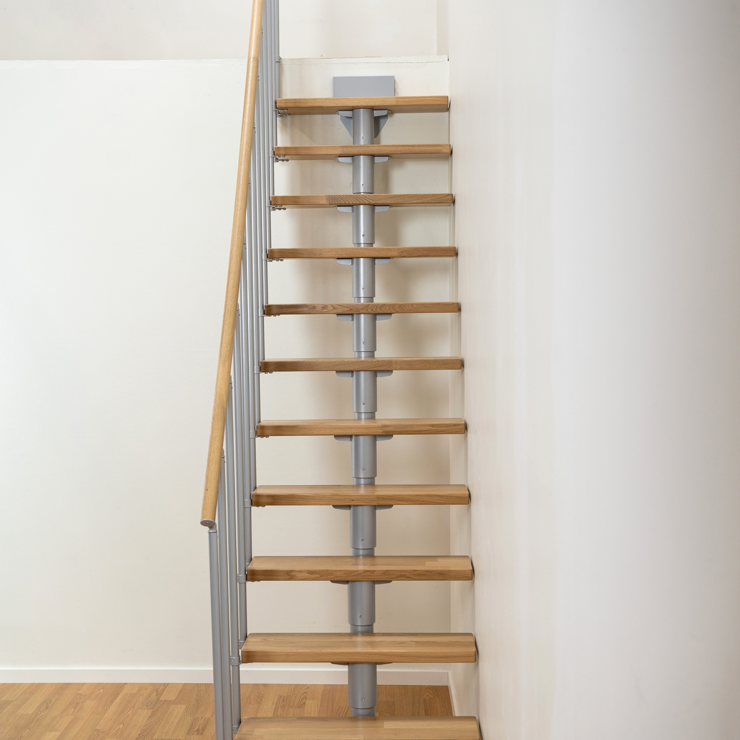 DUBLIN ek steg rak pearl grey CLASSIC II räcke 11T 61cm Grå, LxB: 1750x610 mm