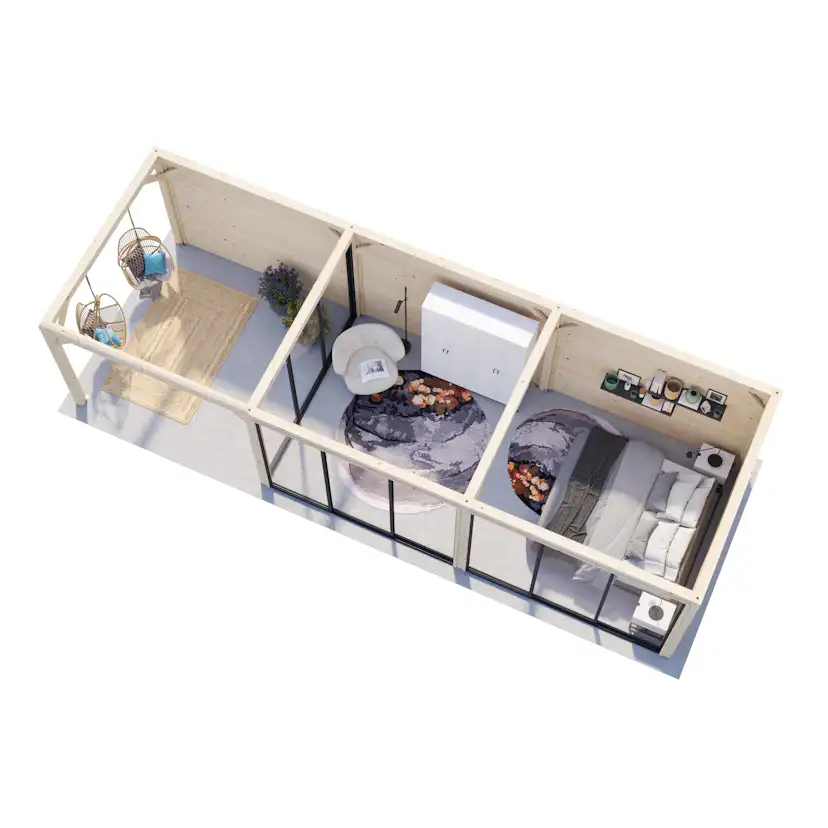 Uterum Palmako Bianca 24,9 m2 Set 217 Slide