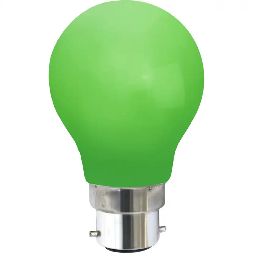 LED-lampa Star Trading B22 A55 Outdoor Lighting Grön 0,9W