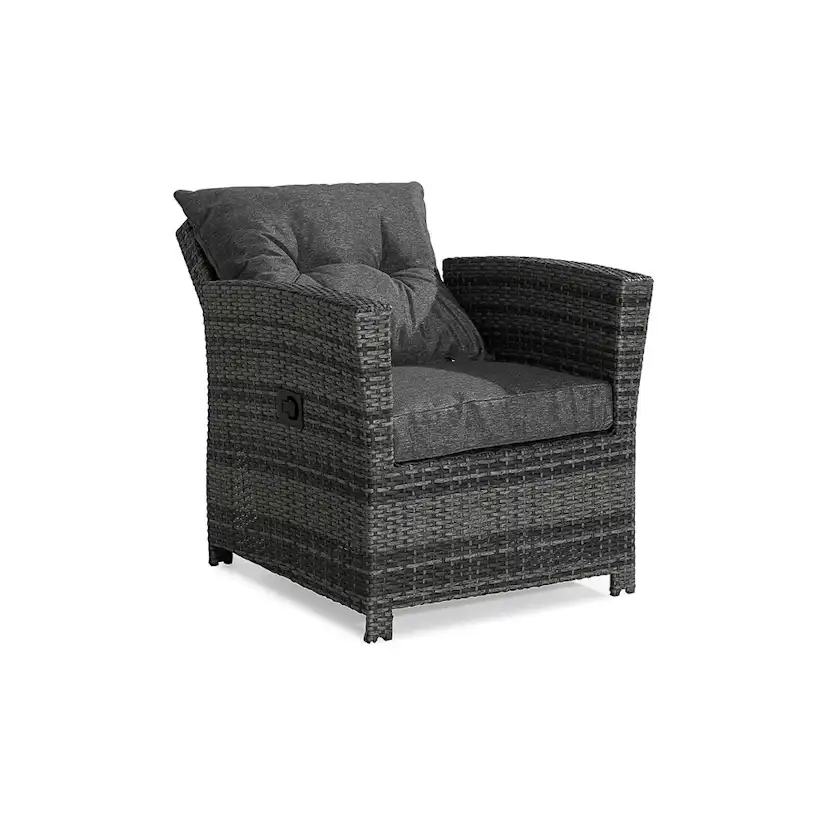 Reclinerfåtölj Comfort Garden James Grå inkl. Dynor