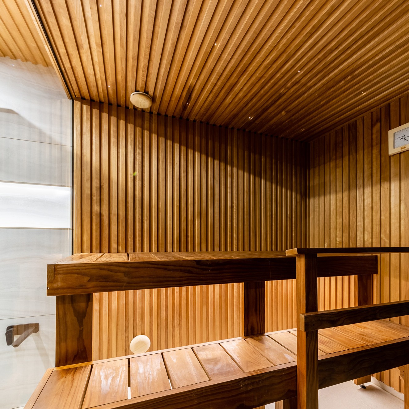 Bastupanel Sauna Sweden Termo Asp Trend Series STEP 27x64mm 4st/pkt