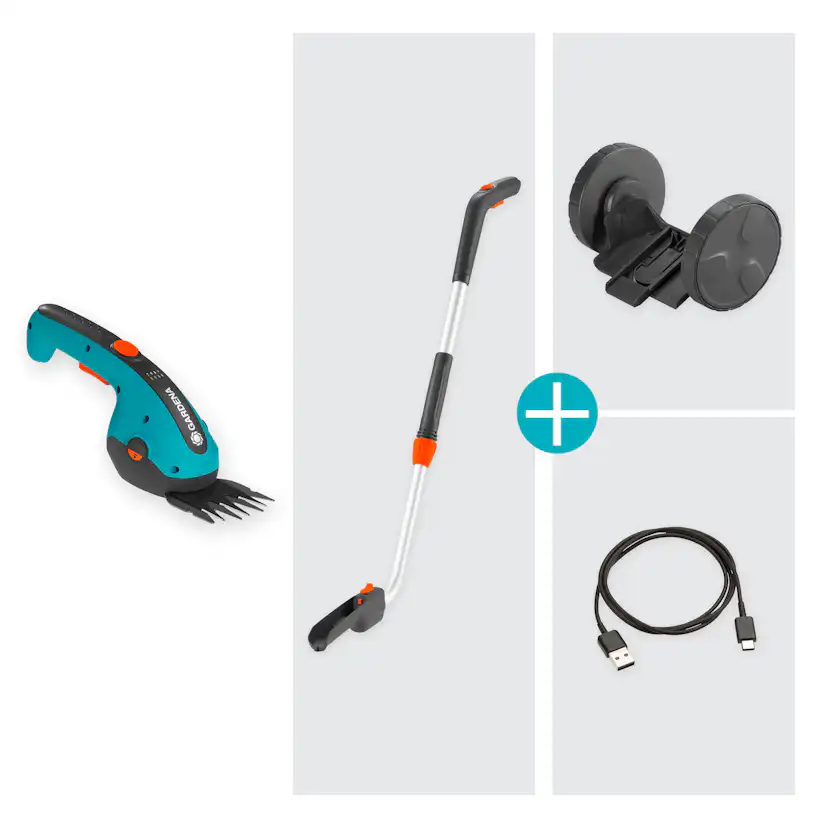 Grässax Gardena ClassicCut Batteridriven med Skaft och Hjul