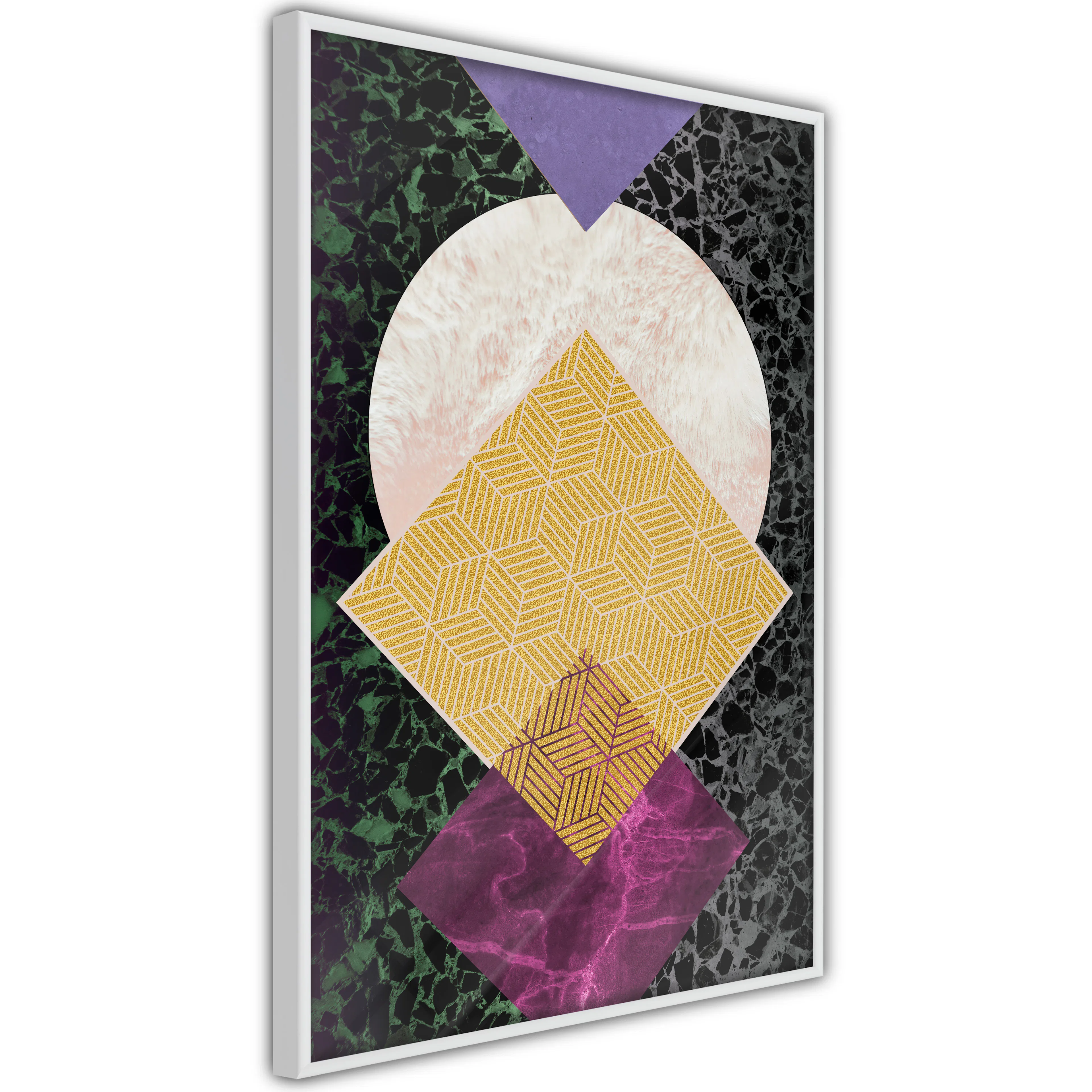 Poster Artgeist Affisch Terrazzo Geometry