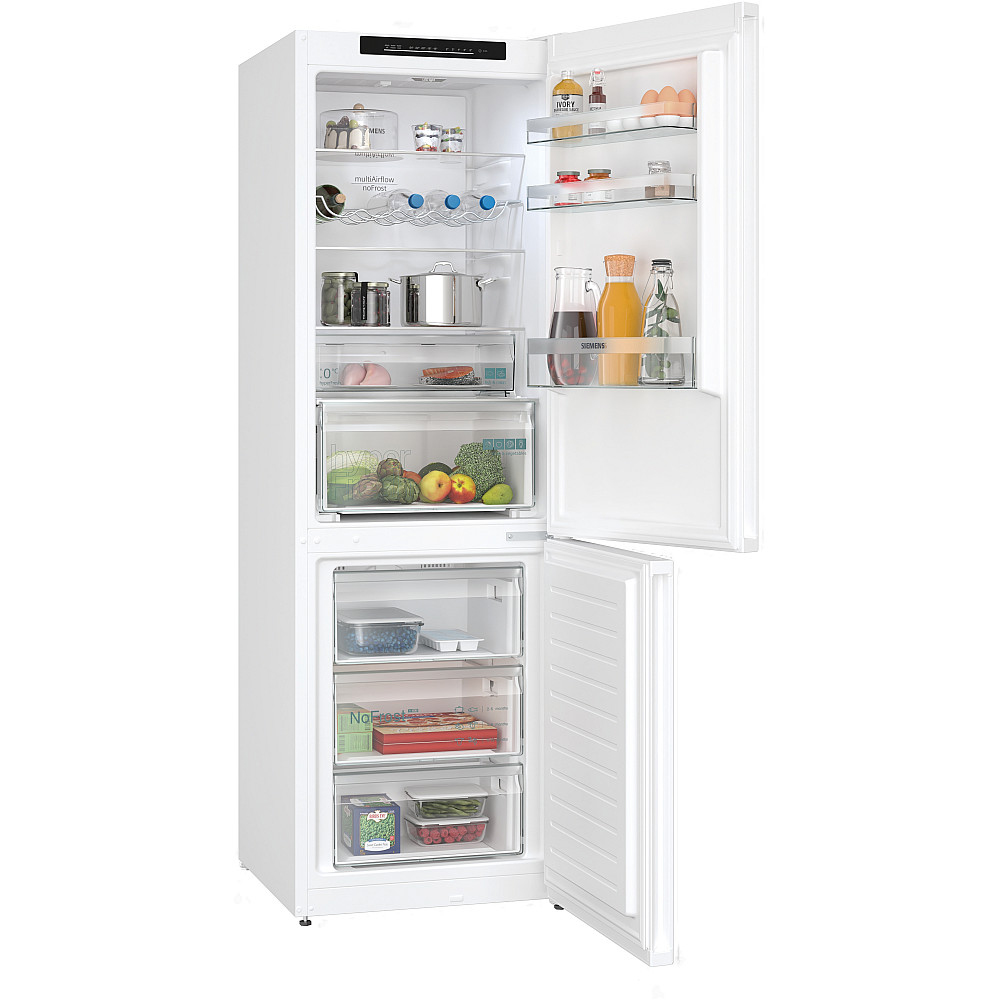 Fristående Kyl & Frys Siemens KG36N2WCF iQ300 Med LED-Belysning 186 x 60 Cm