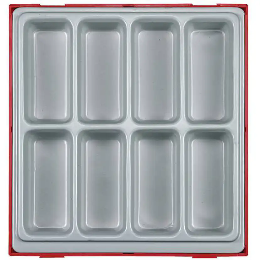 Inbyggnadslåda med 8 fack Teng Tools TTD01