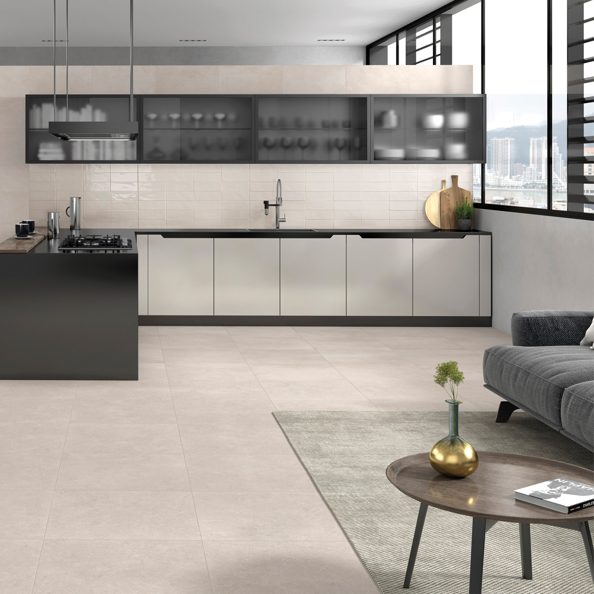 Klinker Arredo Flow Cement Cloud 60x60 cm