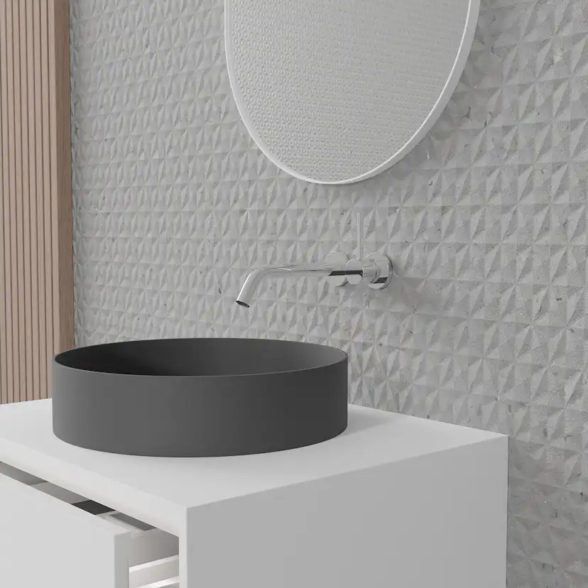 Tvättställsblandare Scandtap Steel Harmonized 1 för Inbyggnad