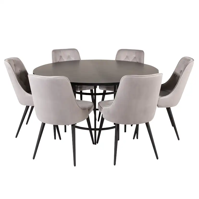 Matgrupp furniture/fashion Copenhagen med 6 Vera Stolar