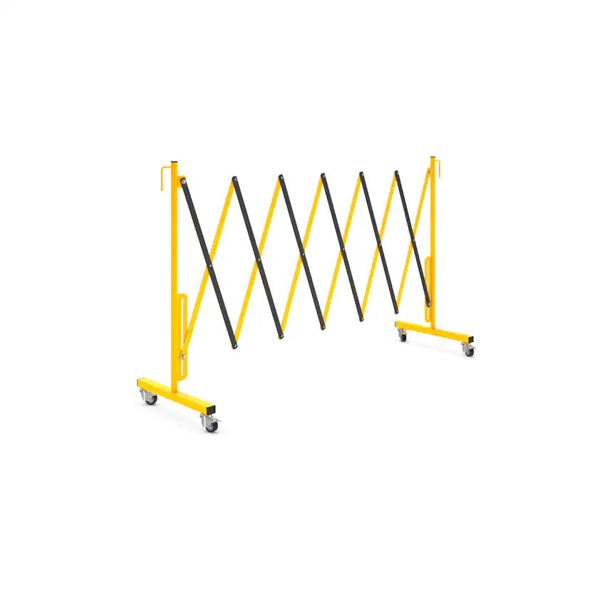 Avgränsare R&R Solutions Expanderbar Mobil Gul/Svart