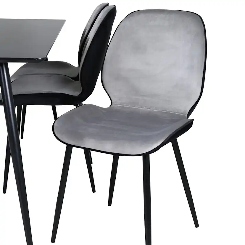 Matgrupp Venture Home Silvia med 6 Elisa Stolar Sammet