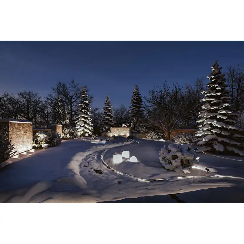 Spotlight Paulmann Pike Plug & Shine LED Smart Home Zigbee 3.0 Pike IP65 24V 3-pack med Transformator och Kabel