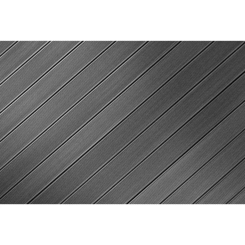 gop Woodlon Deco Utegolv Light Grey L:5400 B:138 H:22,5 Grå