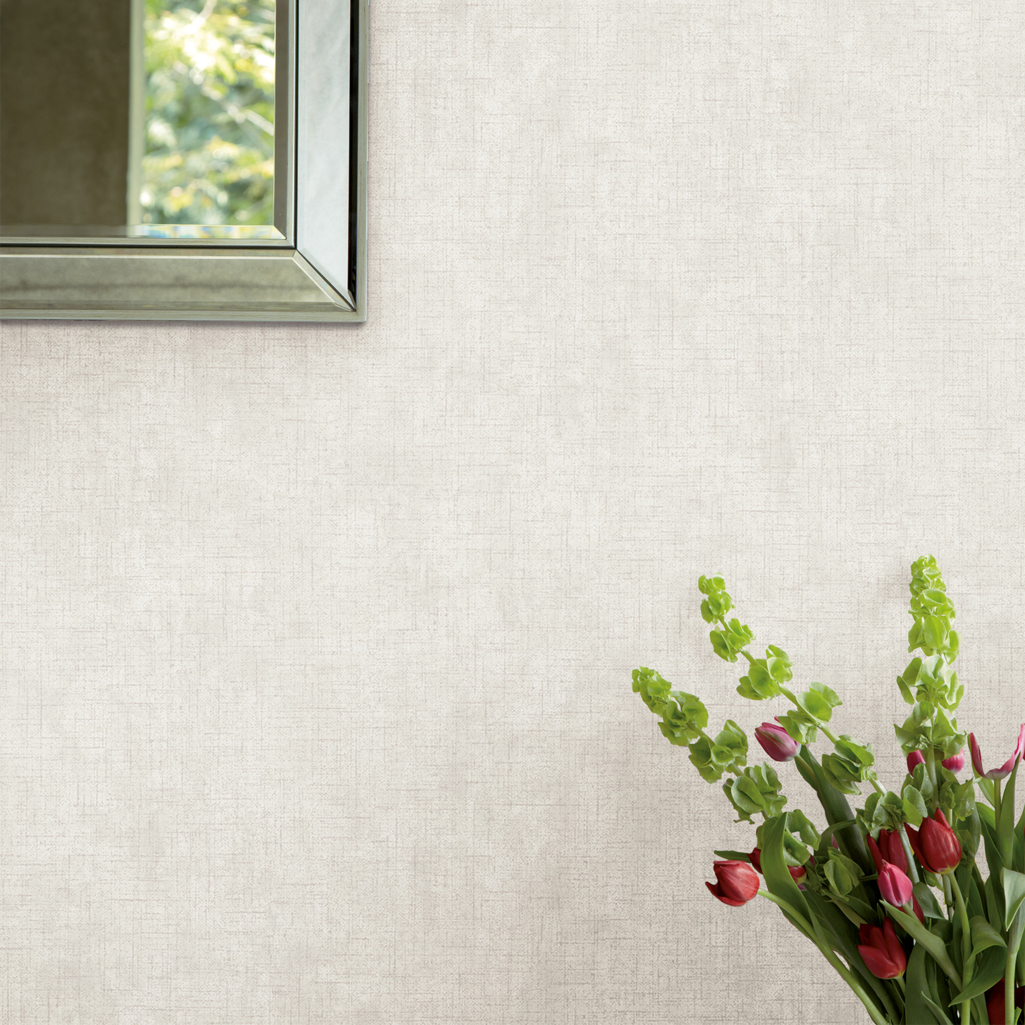 Tapet Laura Ashley Enfärgad Pale Dove Grå 121094