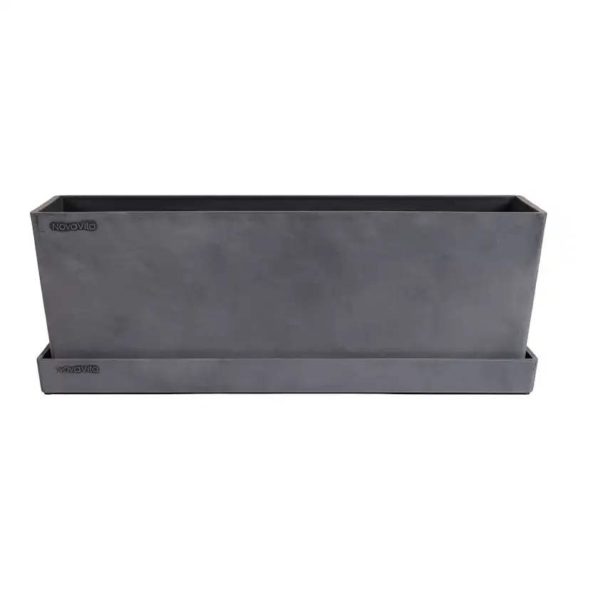 Fat Greenline Michelangelo 50x15 Antracit Till Krukor