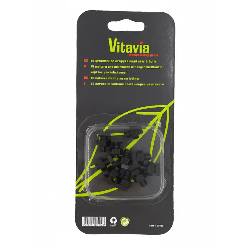 Monteringspaket Vitavia Bultar & Muttrar Filade 10-Pack