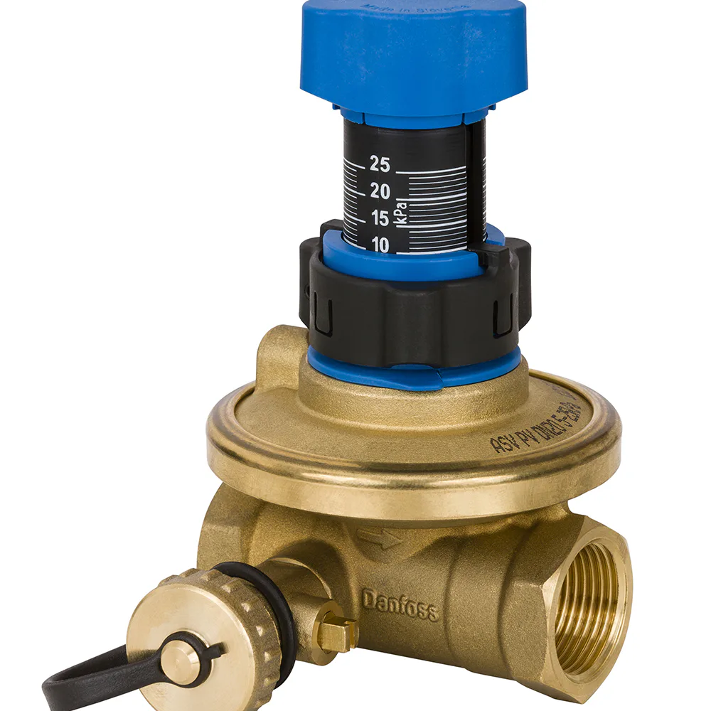 DIFFTRYCKSREGULATOR ASV-PV DN15 PURE PN16 5-25 KPA Kvs-värde: 1,6, Anslutning: Dn15
