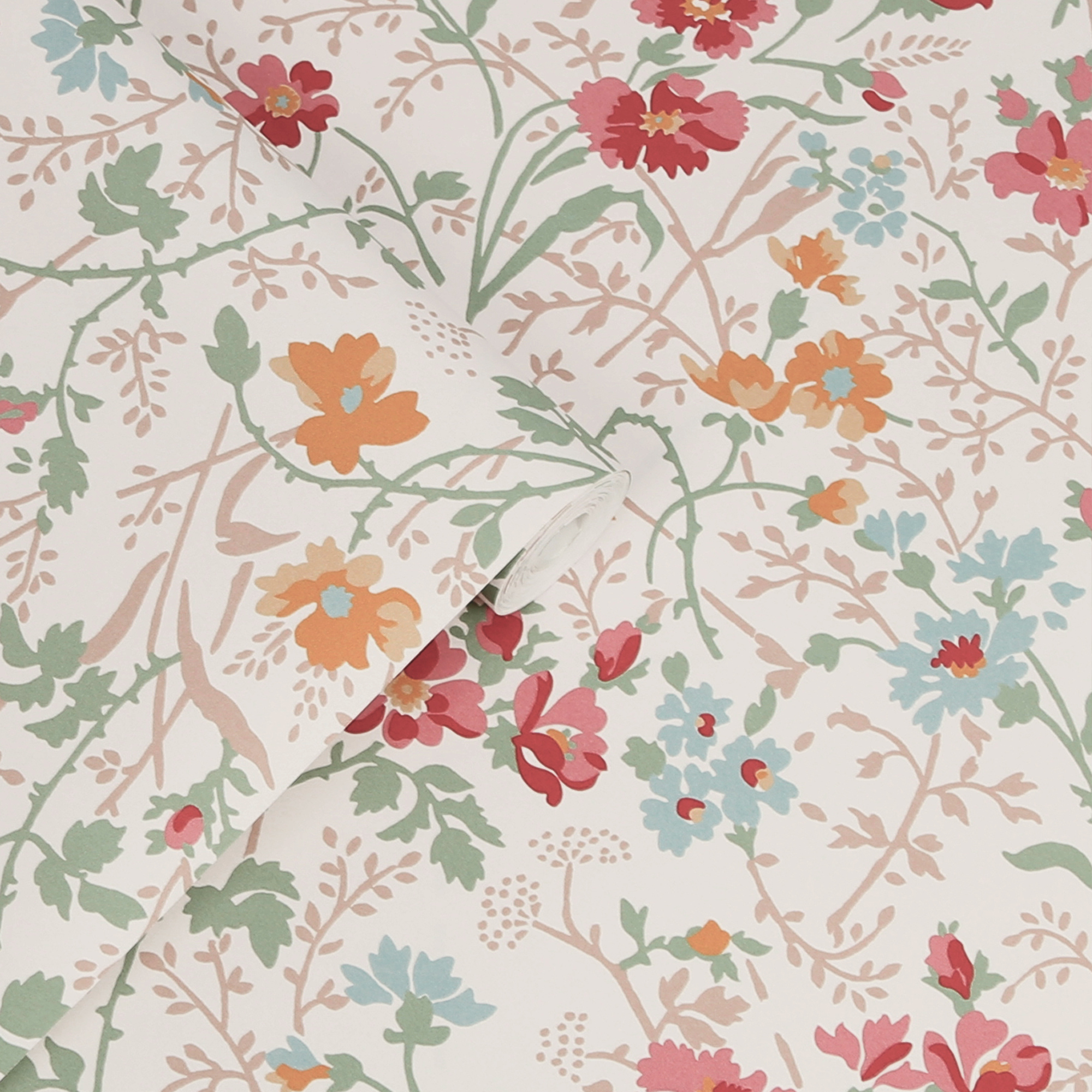 Tapet Laura Ashley Shropshire Posy Antique Rosa 121082