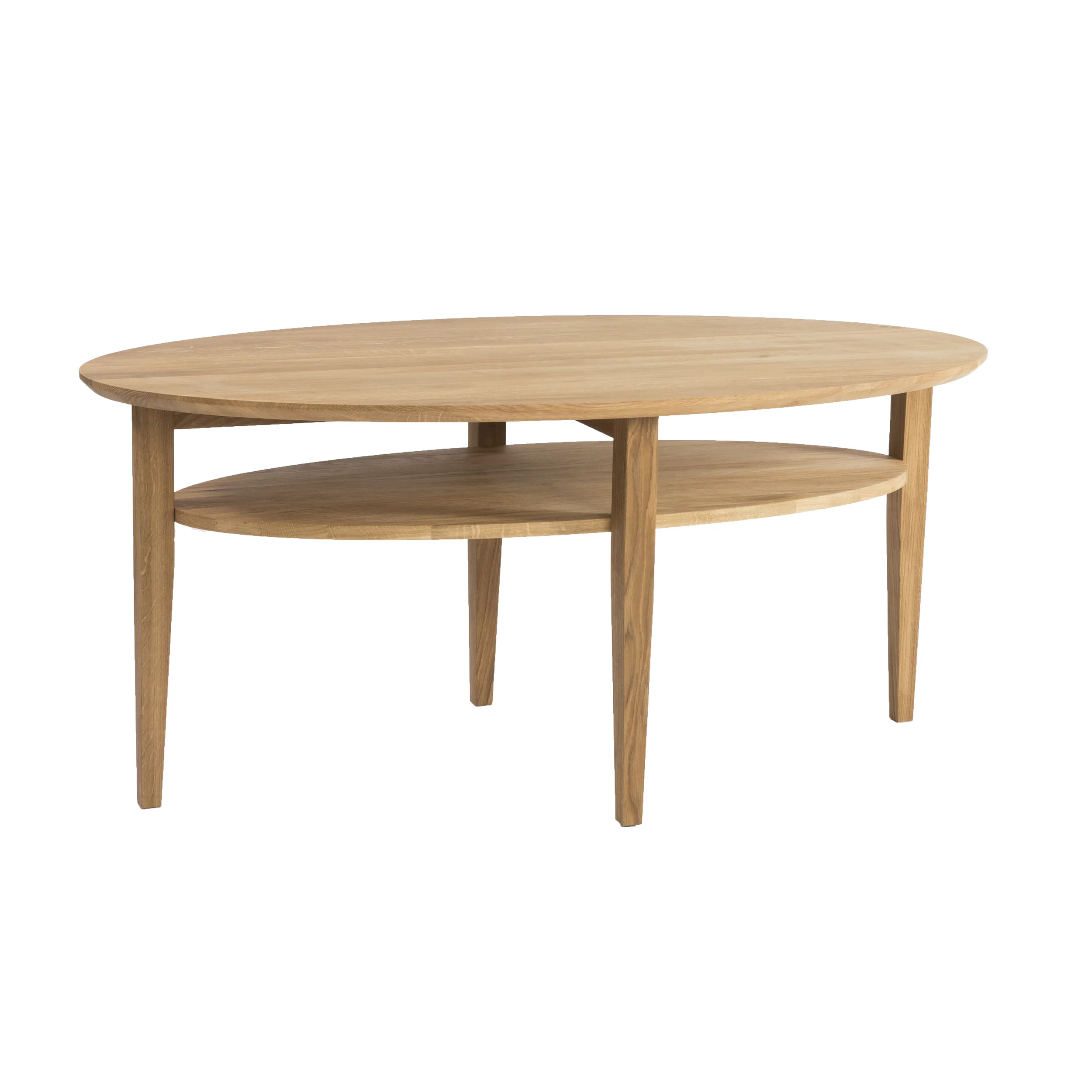 Soffbord Stenexpo Ohio Ovalt Vardagsrumsbord i Massiv Ek