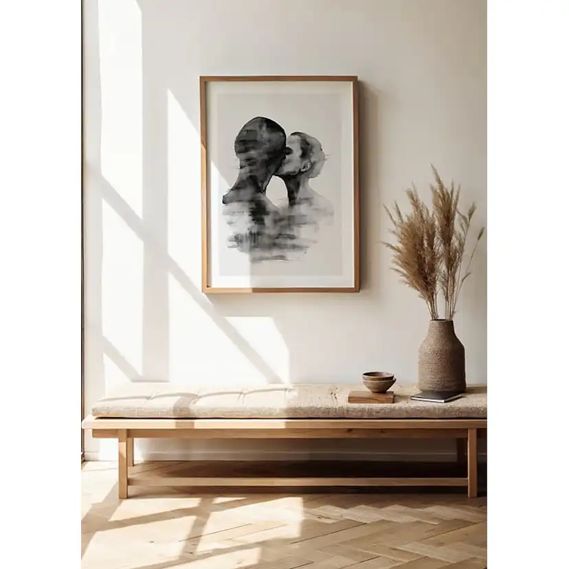 Poster Gallerix Monochrome Kiss