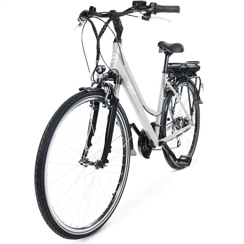 Elcykel Lyfco Dam 28" - Ellen 13 Ah Silver