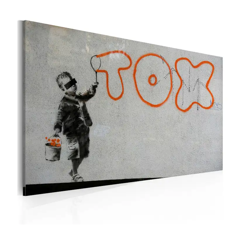 Tavla Arkiio Wallpaper Graffiti Banksy 60x40
