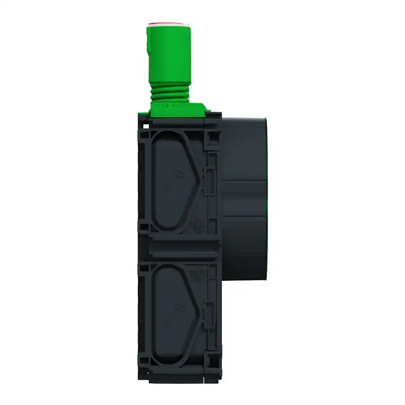 Apparatdosa Schneider Electric Multifix med Lock 1,5-modul för Dubbelgips 26 mm 2 Flexibla Stutsar Kombi 16/20 mm