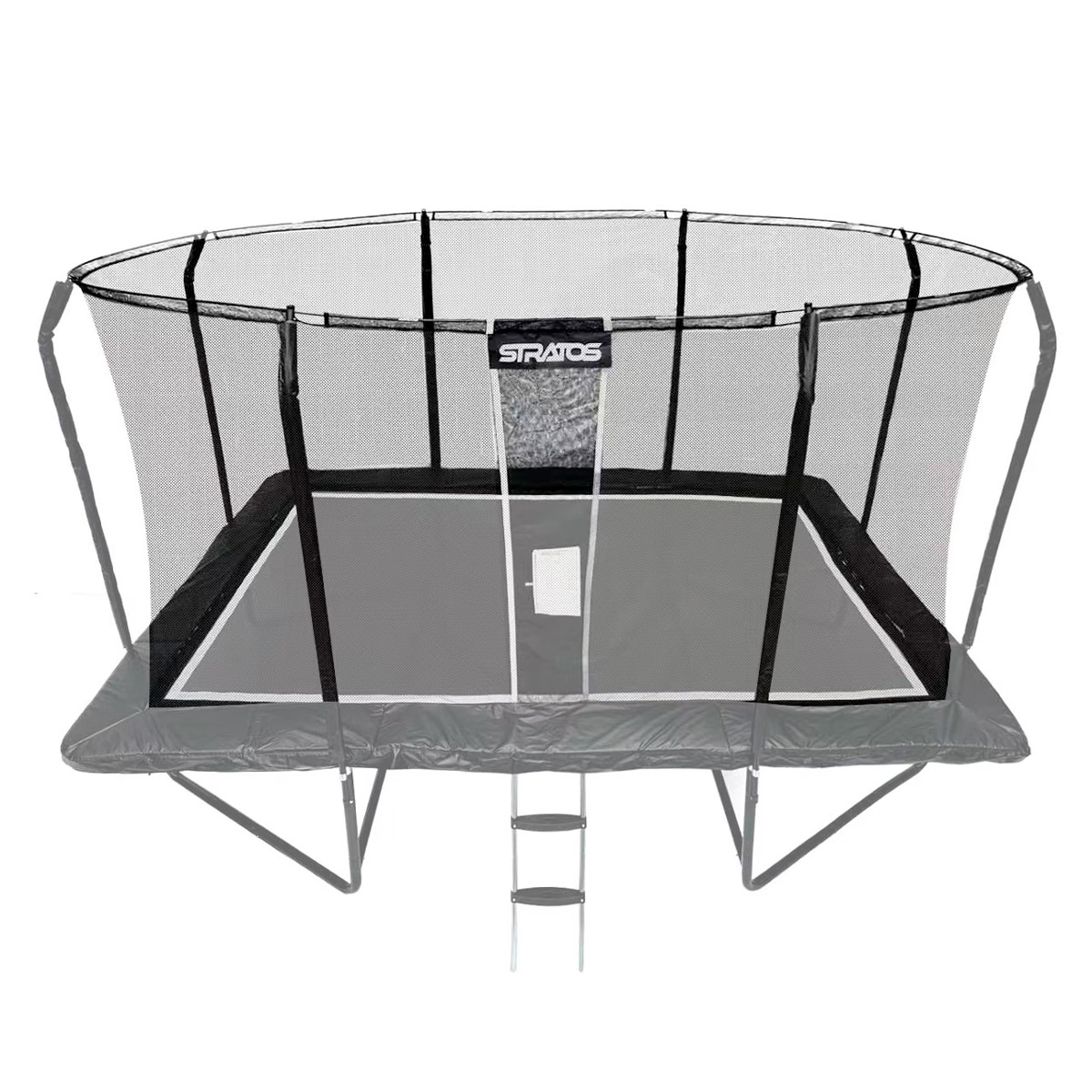 Säkerhetsnät Stratos till Rektangulär Studsmatta 277x477 cm Premium Black Line