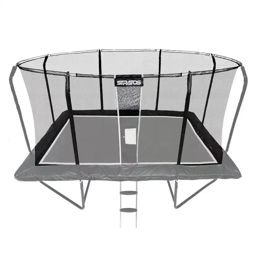 Säkerhetsnät Stratos till Rektangulär Studsmatta 277x477 cm Premium Black Line