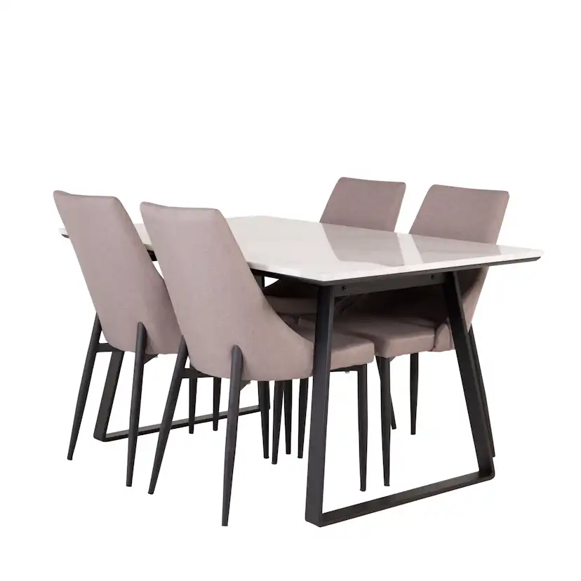 Matgrupp Venture Home Estelle 140 med 4 Laura Stolar