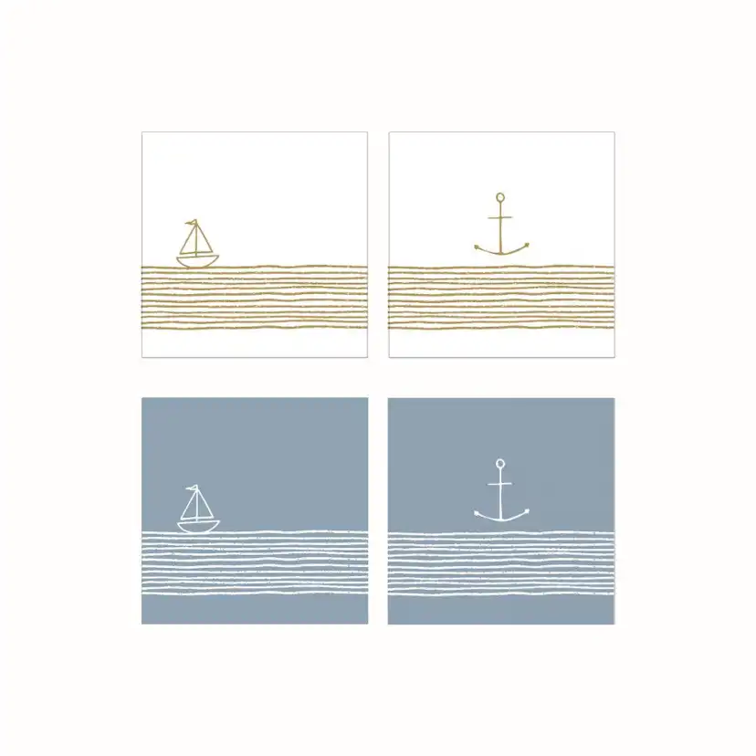Servetter Paperproducts Design PPD Mixade 4 st 20-pack