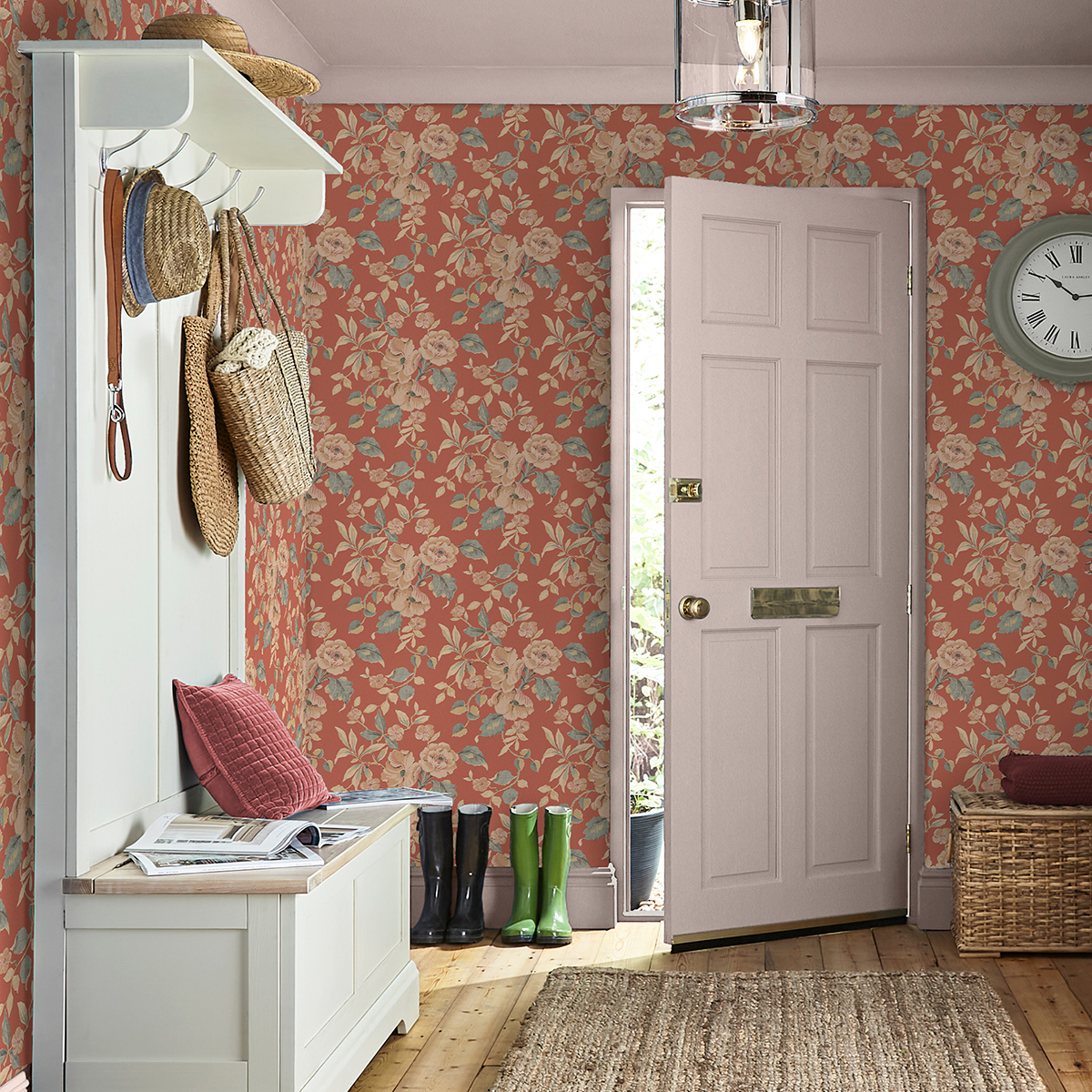 Tapet Laura Ashley Alyworth Trail Brun