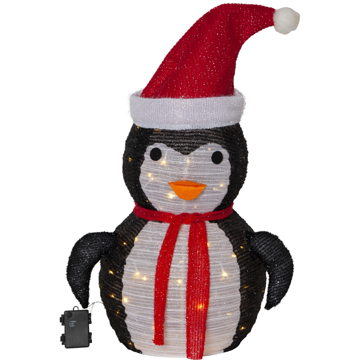 Dekorationsfigur Star Trading Tecid Pingvin 70 cm