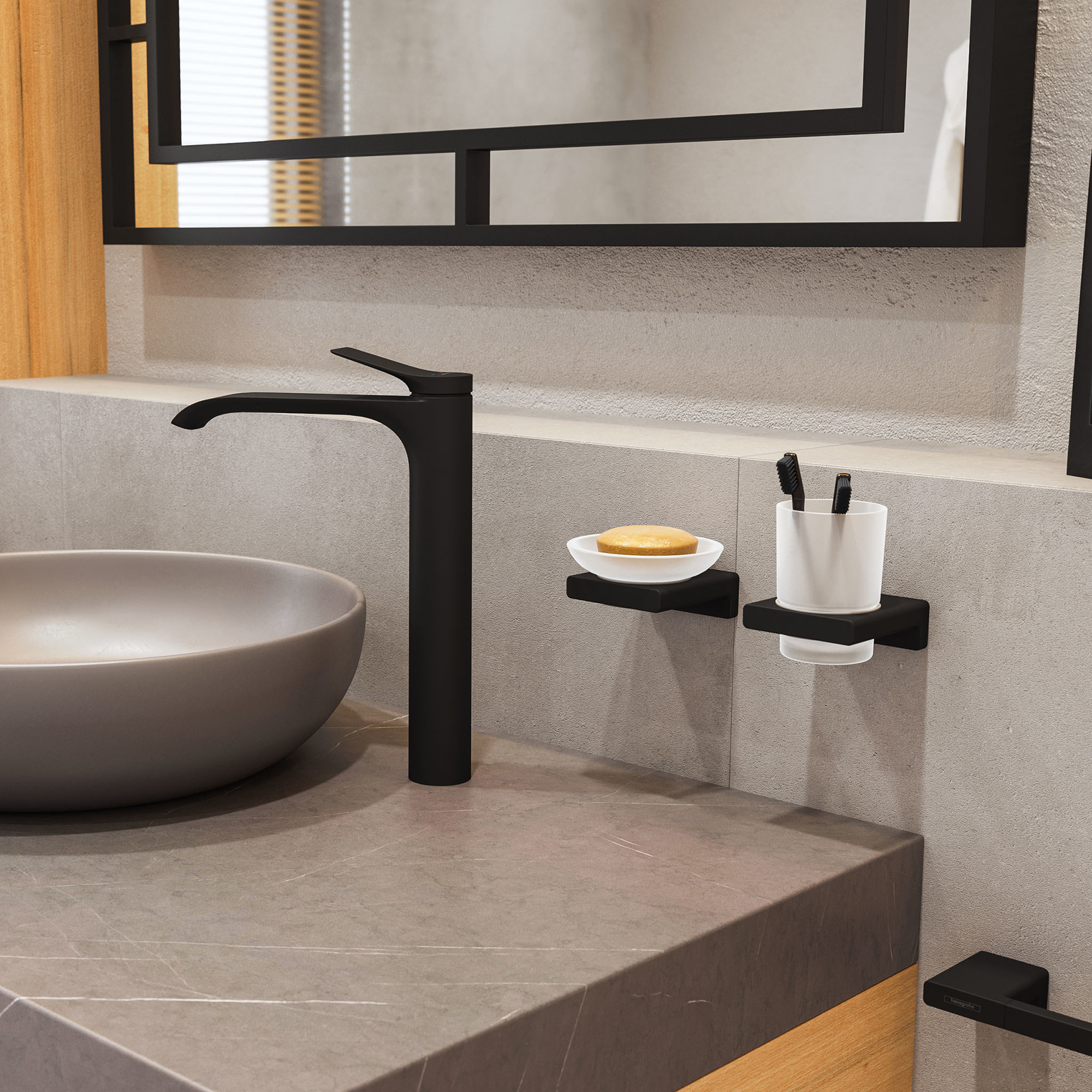 Tandborstmugg Hansgrohe AddStoris