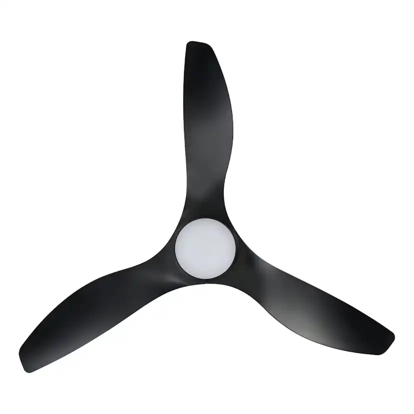 Takfläkt med Lampa Eglo Portsea Svart-Matt