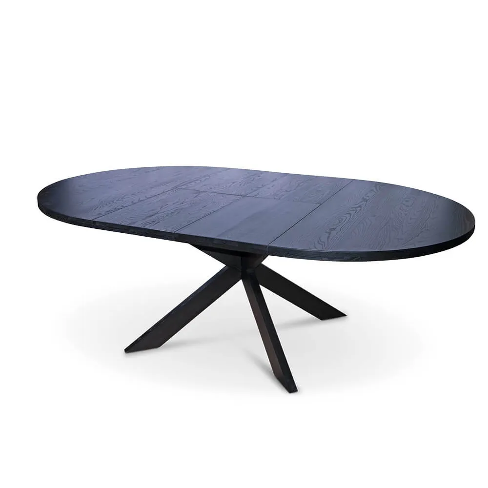 Iläggsskiva Stenexpo Tofta Massiv Svartbetsad Ask 40x140 cm