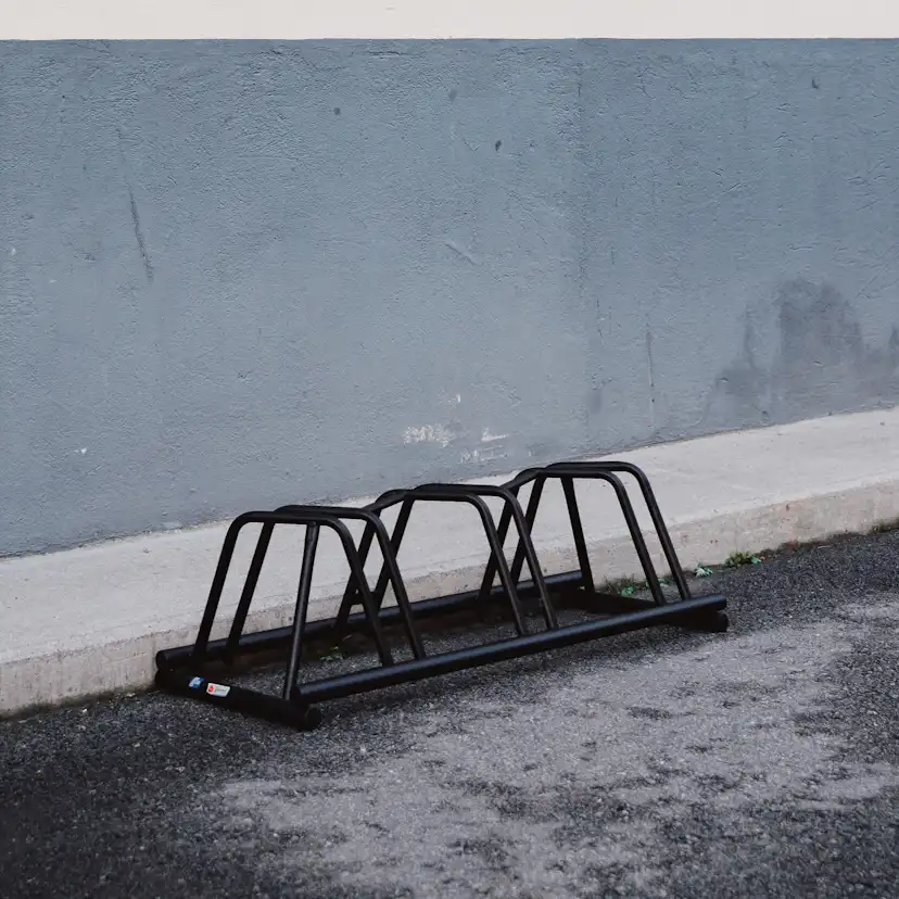 153 Cykelställ 3-platser. Svart Svart