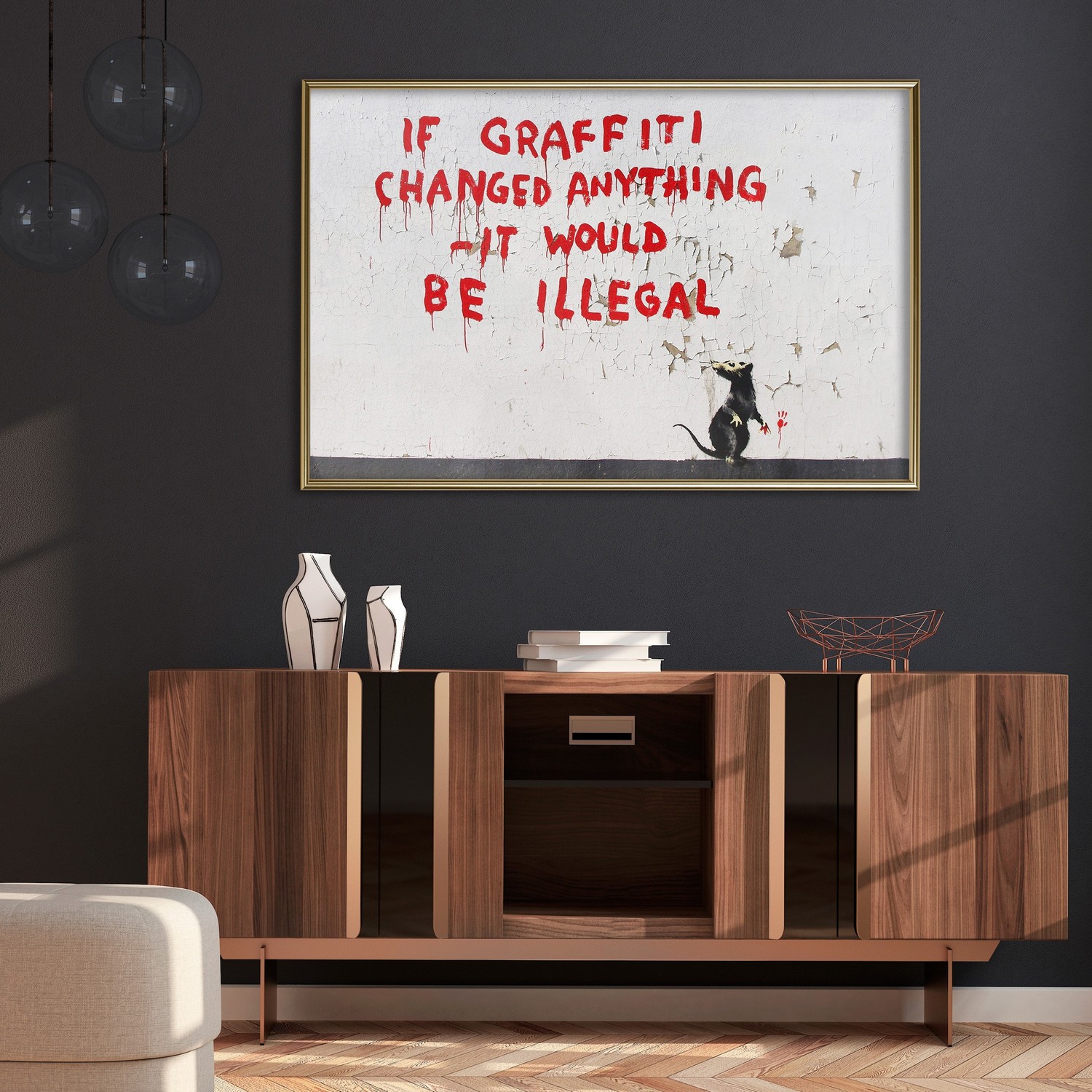 Poster Artgeist Affisch Quotes Graffiti