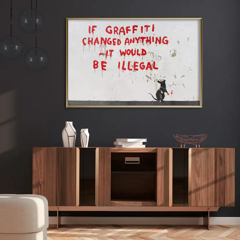 Poster Artgeist Affisch Quotes Graffiti