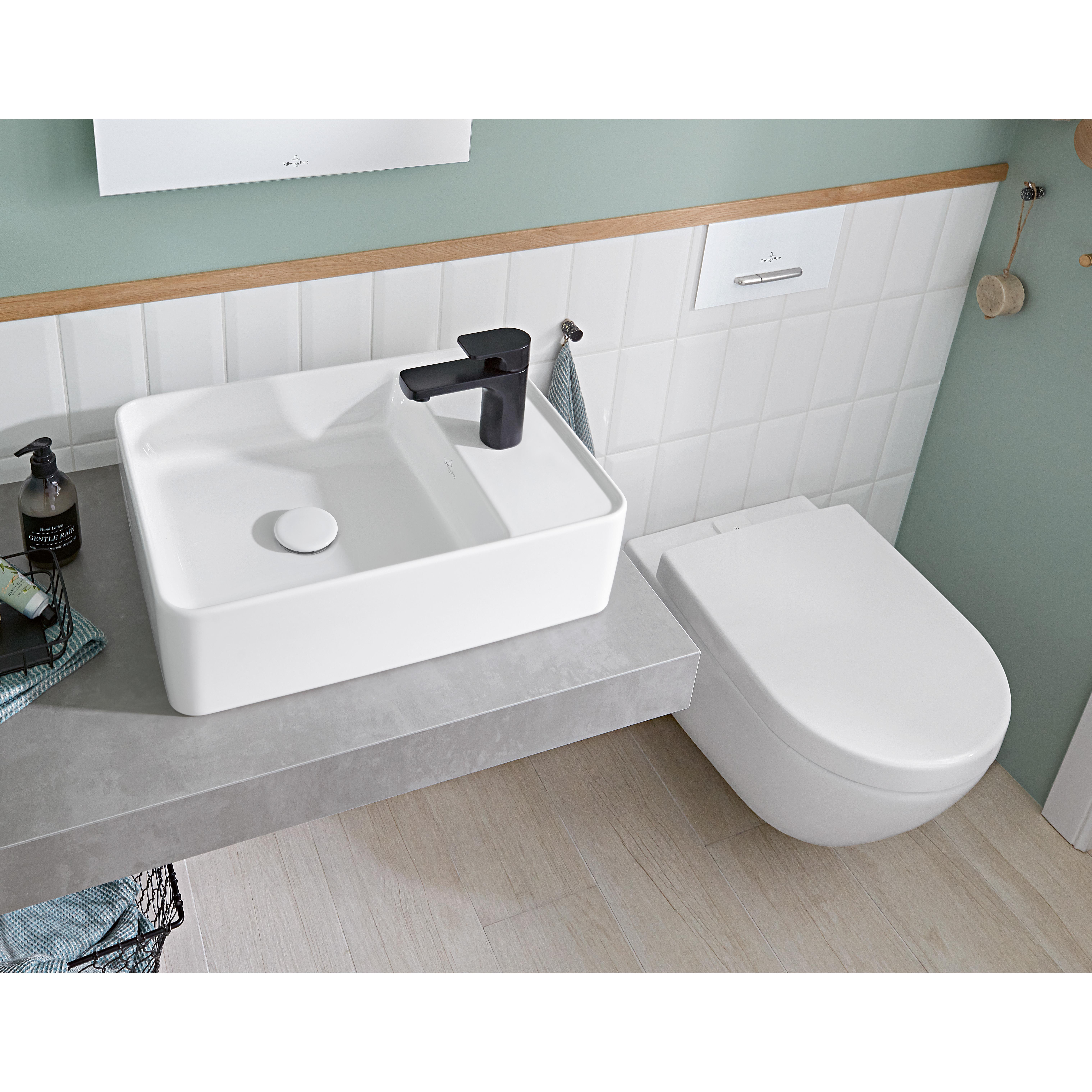 Fristående Tvättställ Villeroy & Boch Collaro Rektangulärt