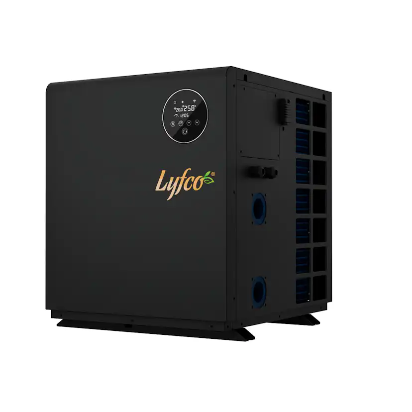 Poolvärmepump Lyfco 170R3V Vertikal Inverter 17kW Med WiFi-Styrning
