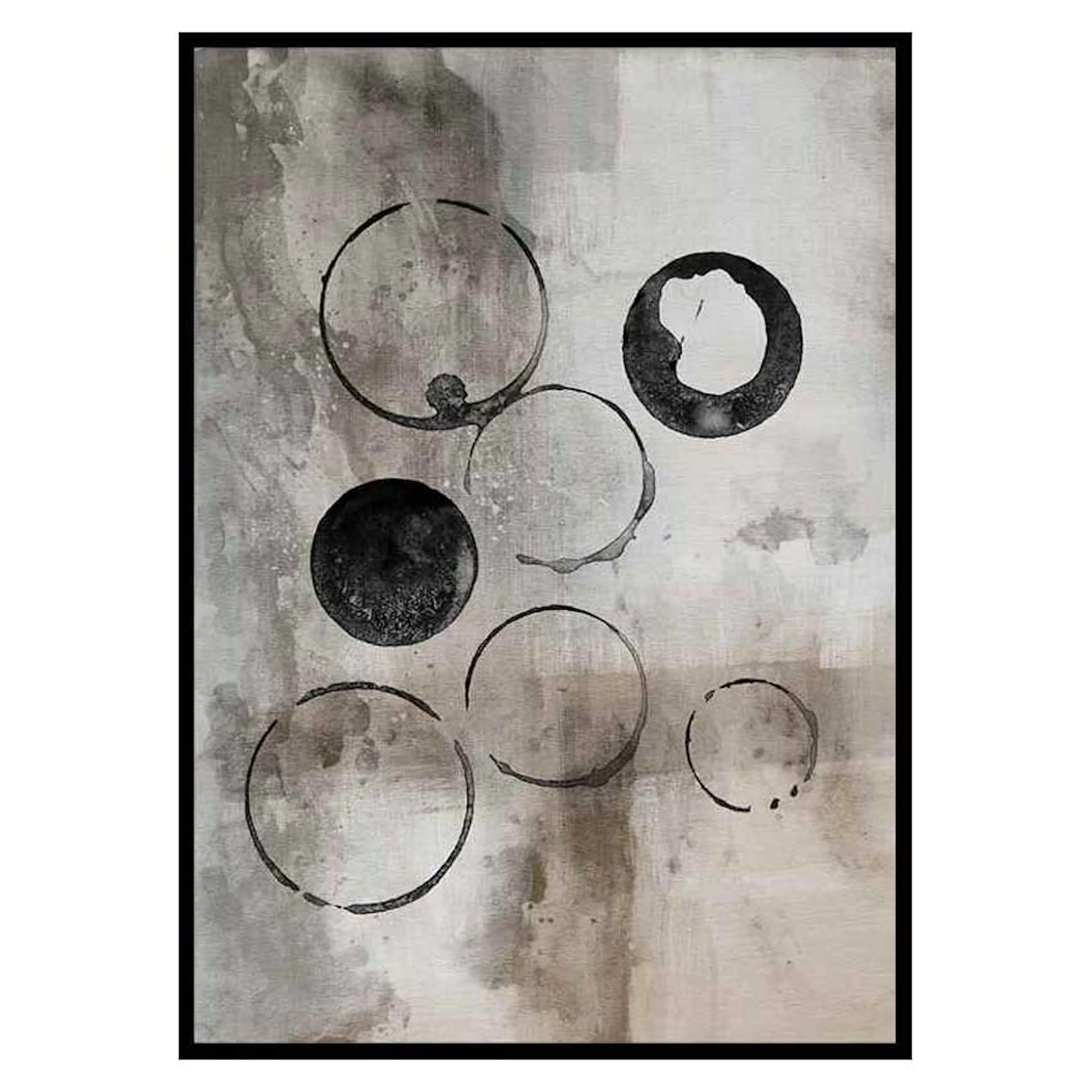 Poster Gallerix Fonds de bouteilles