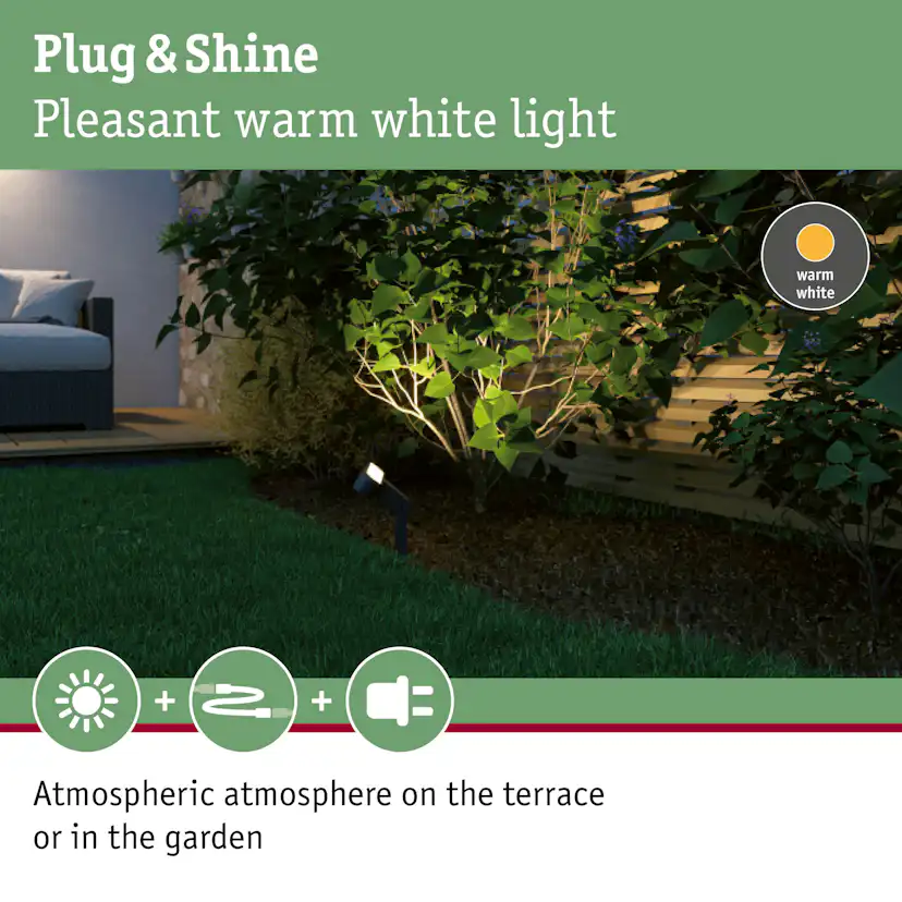 Spotlight Paulmann Ito Plug & Shine LED IP65 24V