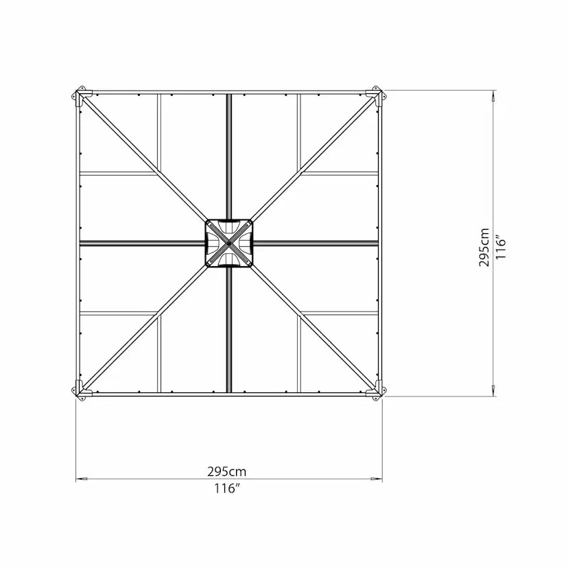 Pergola gop Palermo 9 m2