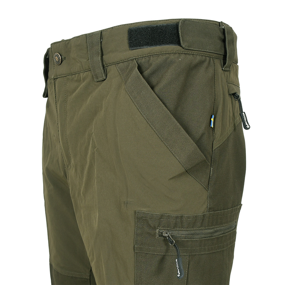 Woodline Shorts Granvik Grön/Grön L Storlek: L