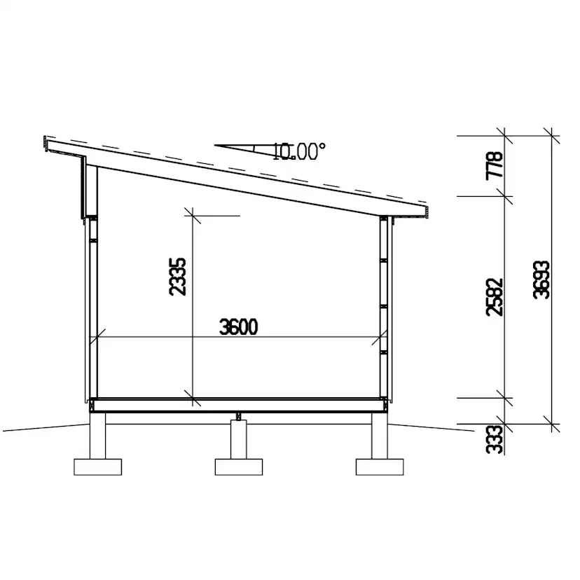 Attefallshus Vibostugan Njuta Funkis 25-3