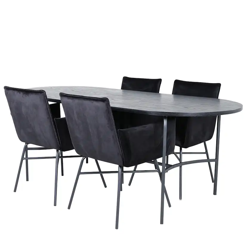 Matgrupp Venture Home San Francisco matbord och Annika matstol