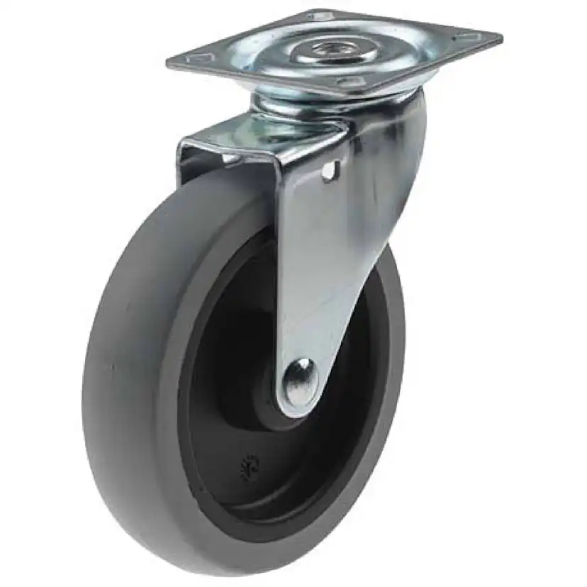 Länkhjul Millers Gummi Grå